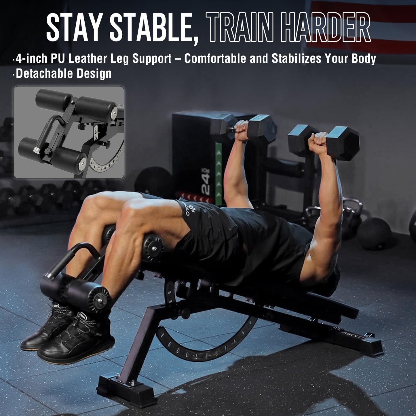 Mikolo Smith Machine with Weight Stack, Power Cage Home Gym System with LAT Pulldown & Cable Crossover, Multi-Functional Trainer with Dual Pulley System, Weight Bench, Cable attachments