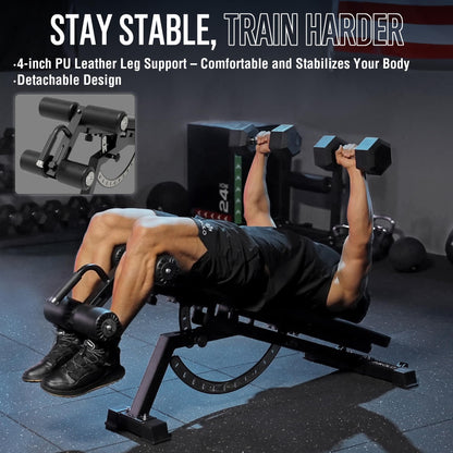 Mikolo Smith Machine with Weight Stack, Power Cage Home Gym System with LAT Pulldown & Cable Crossover, Multi-Functional Trainer with Dual Pulley System, Weight Bench, Cable attachments