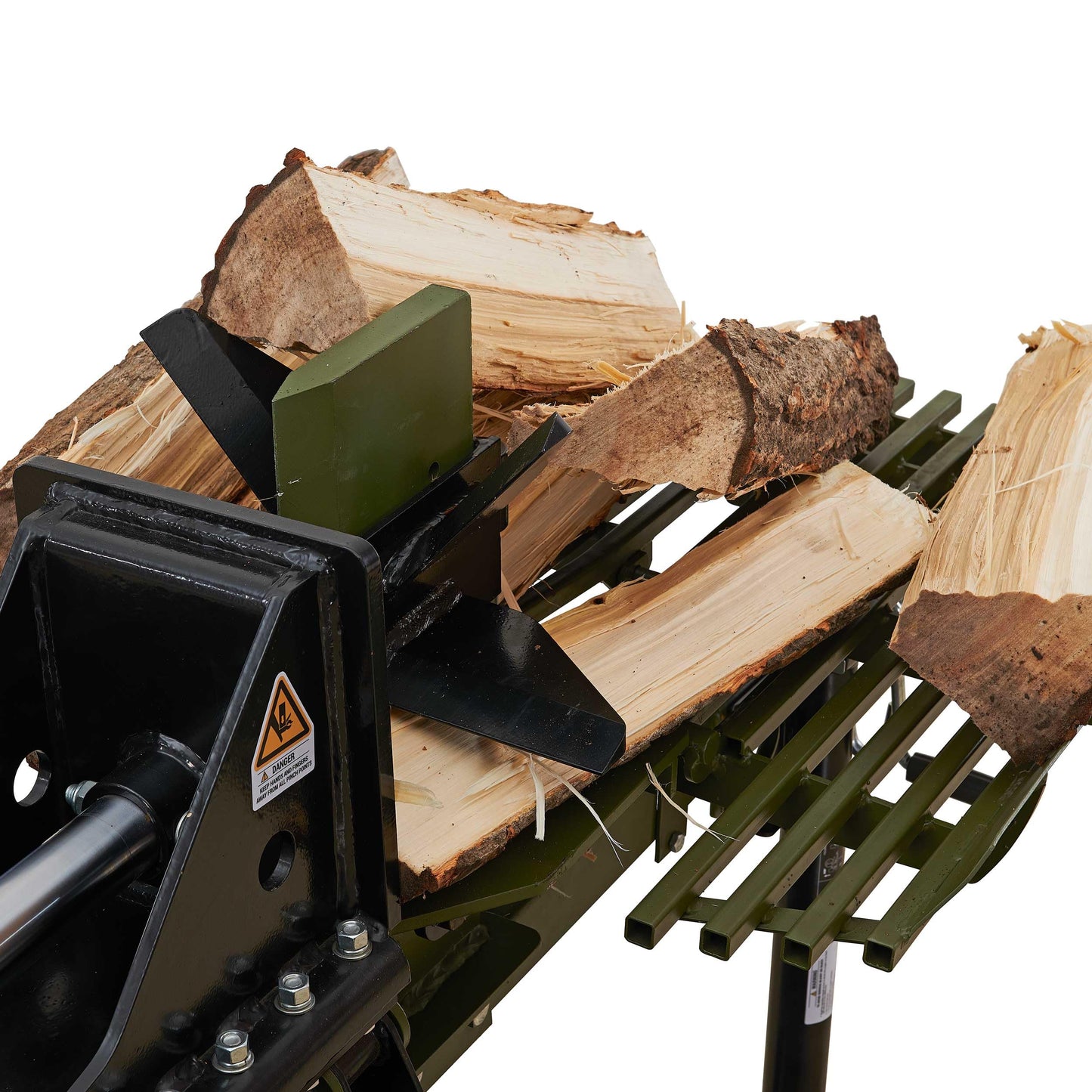 Full Boar 35 Ton 306cc Gas Log Splitter with 4-Way & 6-Way Wedges, Hydraulic Log Lift