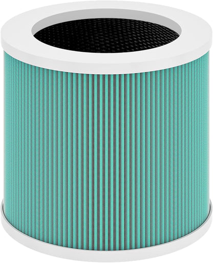 Air Purifier Filter - Genuine 3-in-1 True HEPA Replacement Filter for Pet Bedroom Smell