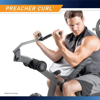 Marcy Olympic Weight Bench for Full-Body Workout MD-857