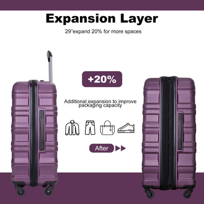 SPOFLYINN Modern, Dark Purple, One Size