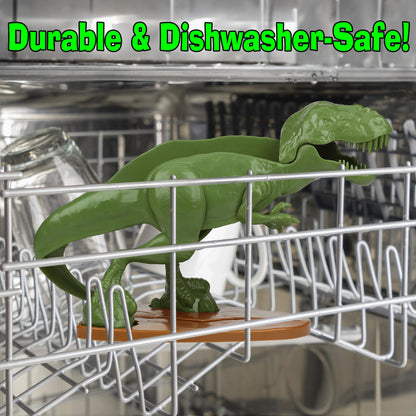 Funwares Original Tacosaurus - Dinosaur Taco Holder, Fun and Practical White Elephant Gift, Hold 2 Tacos