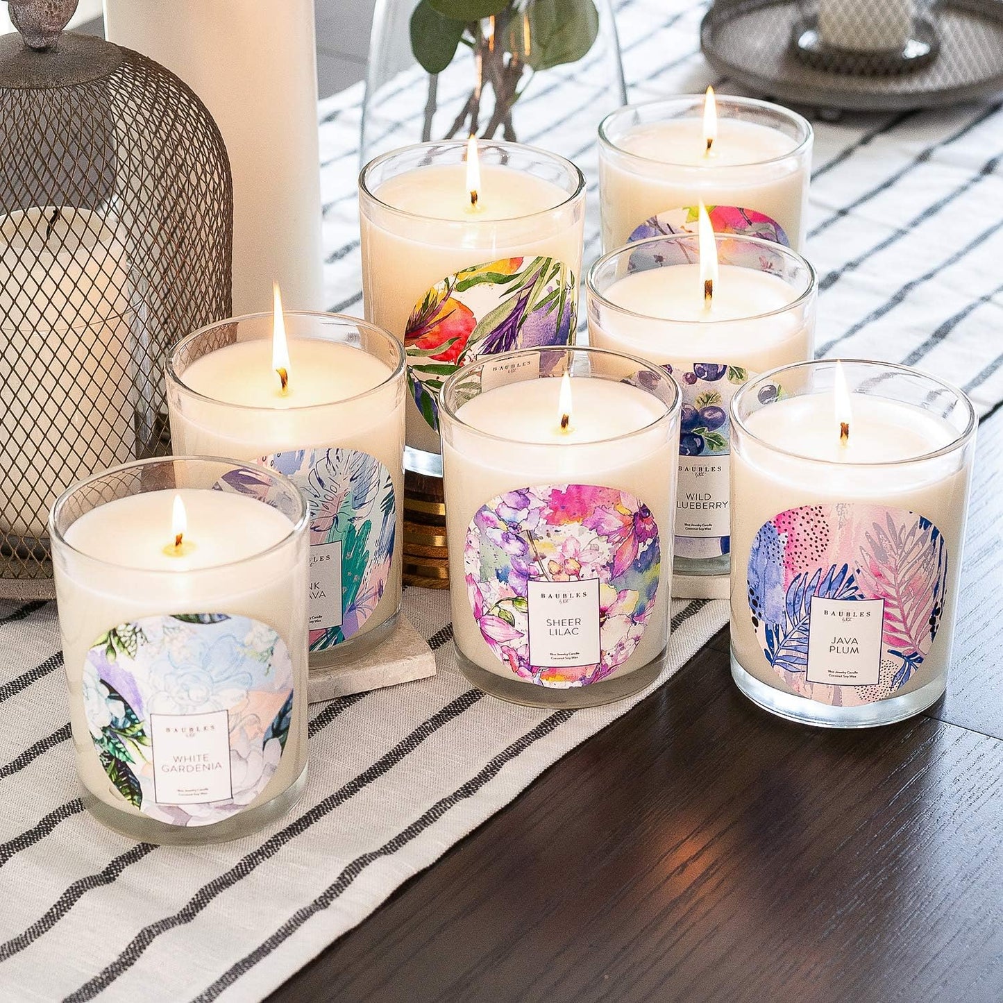 Baubles Star Jasmine Scented Premium Candle with Surprise Ring Inside | 18 oz Large Candle | Made in USA | Paraffin Free