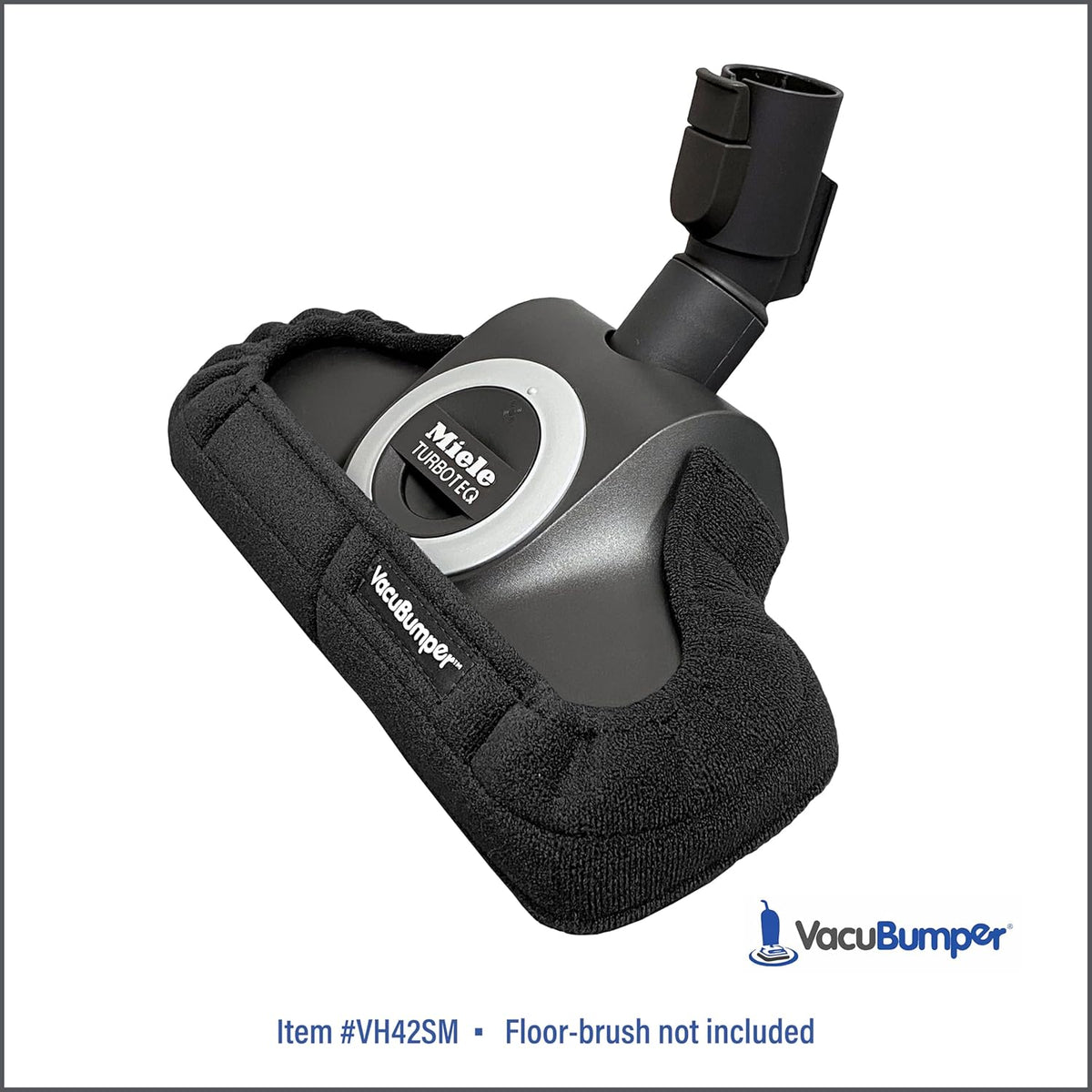 Bumper Guard for Vacuum Floor Brush, Available in 2 Sizes, Small fits Front Width: 11" to 14"