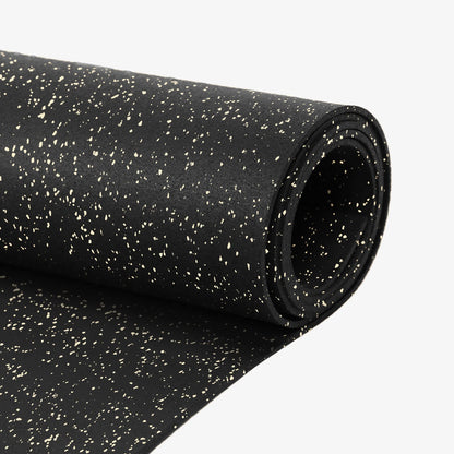 Flooring Inc 1/4" Tough Rubber Flooring Roll | Flexible Recycled Rubber Gym Floor Mats for Home Gym | Heavy Duty Rubber Mat for Home Gyms, Sheds, Horse Stall Mat or Trailer | 5-4’x10’ | Eggshell