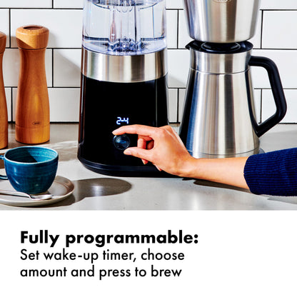 OXO Brew 9-Cup Coffee Maker – Stainless Steel, Programmable Coffee Machine with Single Serve or Full Carafe Options, SCA Certified Home Brewer