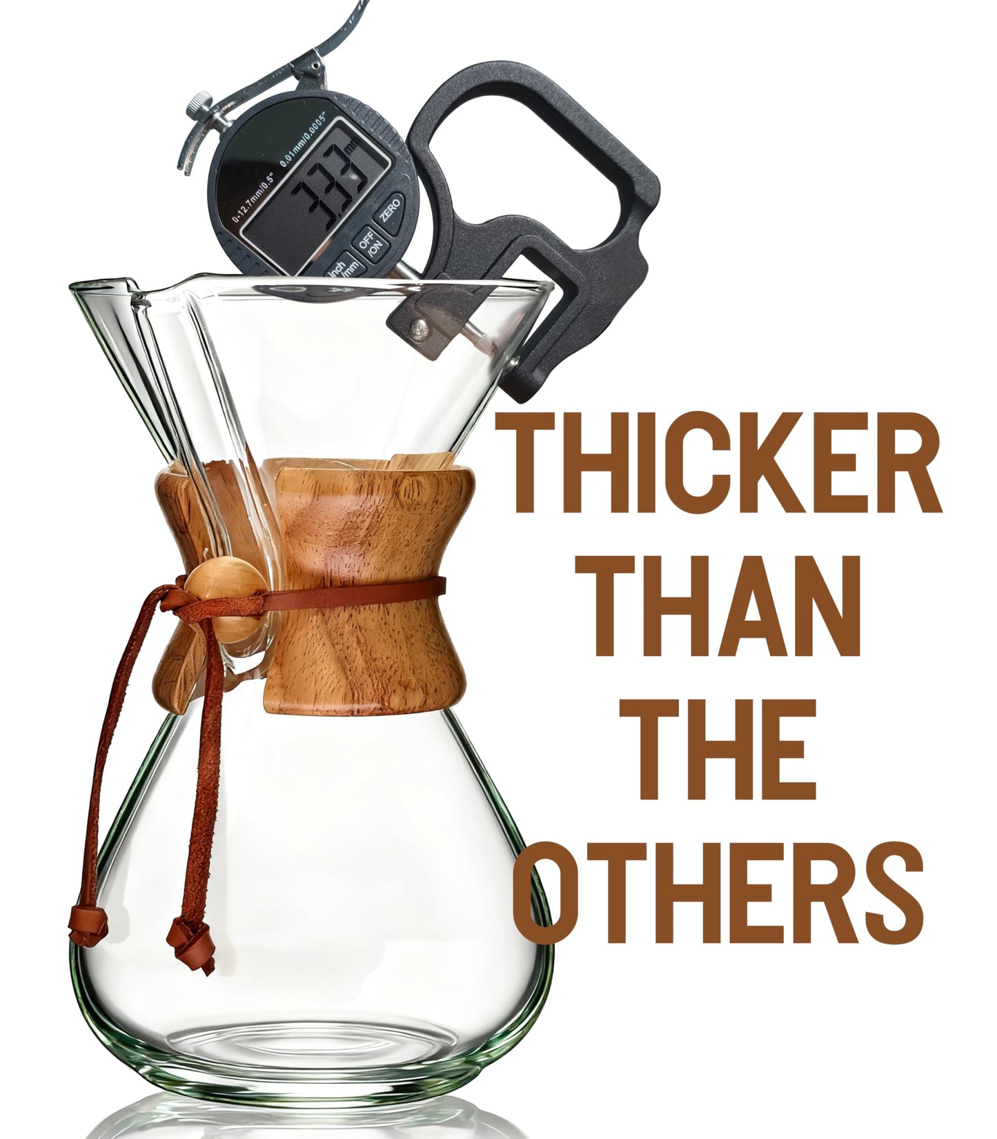 AGOGO Pour Over Coffee Maker Glass - Barista Kit with 304 Stainless Filter for Home, Office, Camping, Cafes - Easy Clean Coffee Dripper Set (Soft Towel&Brush) (34oz Classic w/SS Filter)