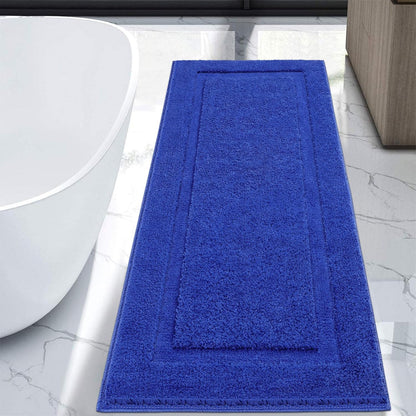 SHACOS Super Soft Bathroom Runner Rugs, 20x47 inch Non Slip Washable Bath Mats, Microfiber Long Bathroom Mats for