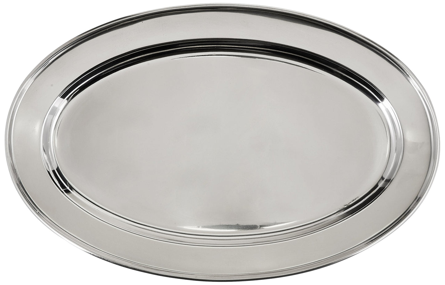 Winco Serving Platter, Oval, 14" x 8-3/4", S/S