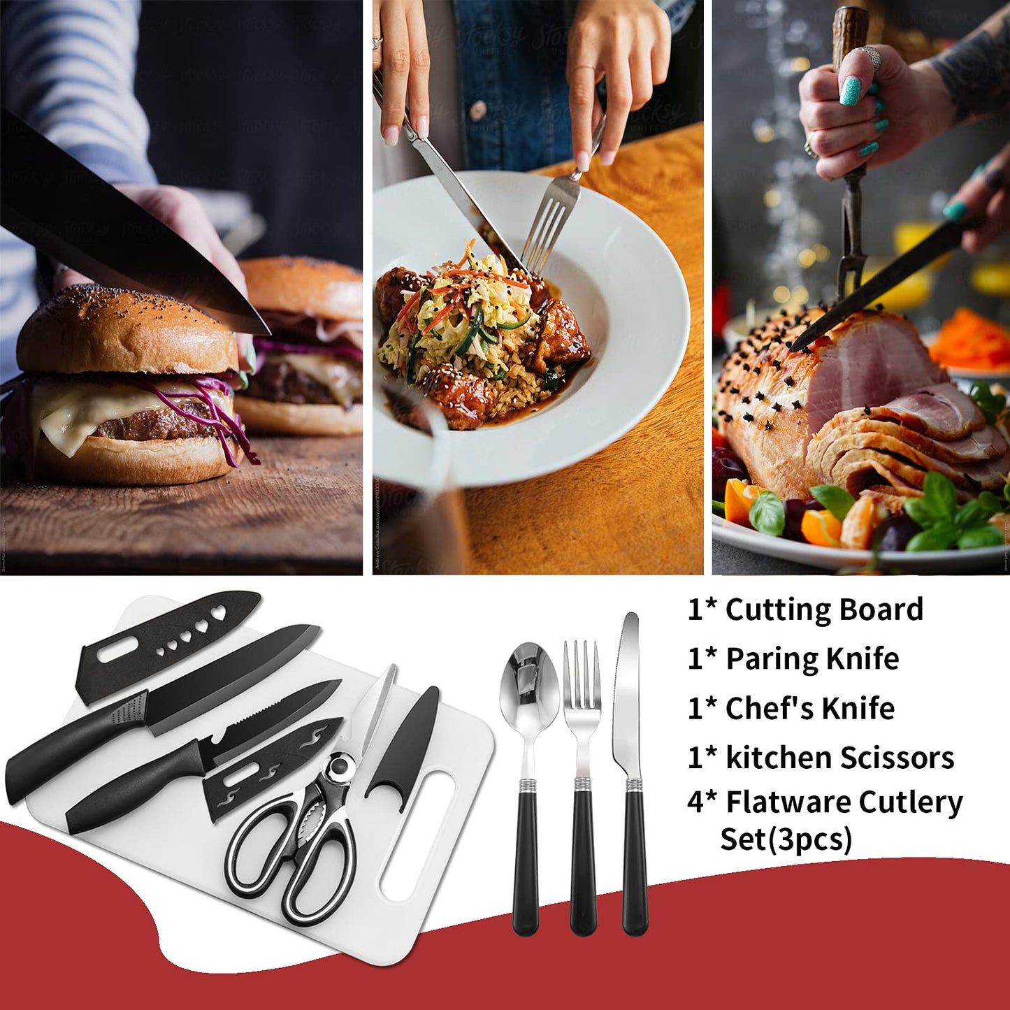 Portable 27 Piece Camping Cookware Kit - Stainless Steel Grilling Utensils for Travel, Picnics, RVs, BBQs, Parties and More