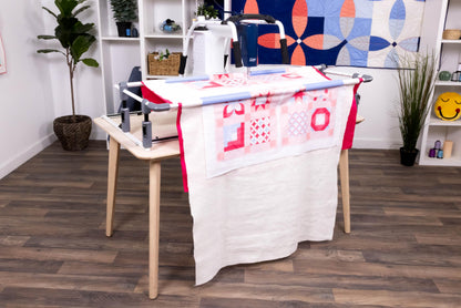 Cutie Breeze Table Top Hoop Quilting Frame | Beginner Frame for Domestic Machines | Portable Quilting Table, Hoop Frame, and Quilting Supplies