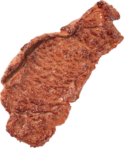 Gunsound Artificial Simulate Steak Fake Meat Food Model Photography Lifelike Cooked Roast Beef for Home Kitchen Cabinet