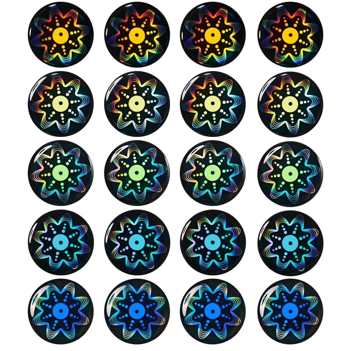 Zonon 18 Pieces Emf Stickers Emf Blocker for Cell Phone Radiation Equipment Neutralizers Devices Accessories for Laptops Computers(Blue Style)
