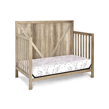 Suite Bebe Barnside 4-in-1 Convertible Baby Crib in Vintage Chestnut