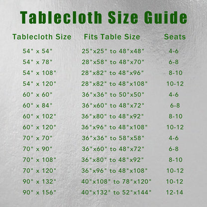 sancua Square Tablecloth - 54 x 54 Inch - Stain and Wrinkle Resistant Washable Polyester Table Cloth, Decorative Fabric Table Cover for Dining Tables, Buffet Parties and Camping, Beige