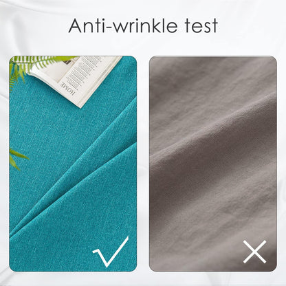 23.6x23.6) BALCONY & FALCON Small Square Tablecloth Washable Wrinkle Resistant and Water Proof Table Cloth Linen Fabric