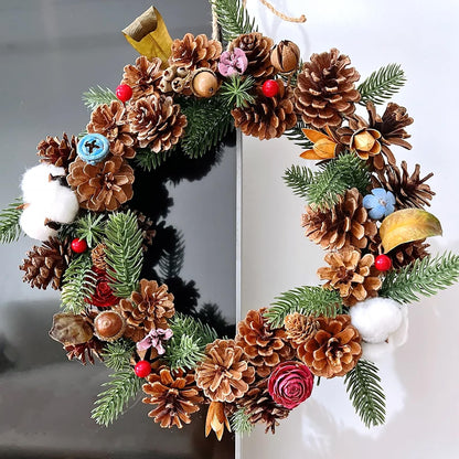 Wlicon 55 PCS Pine Cones Decorations Natural Pinecones, Large Medium & Mini Sizes Pinecones for Table Christmas Tree Crafts Gifts Thanksgiving Fall and Xmas Home Decor DIY Ornaments