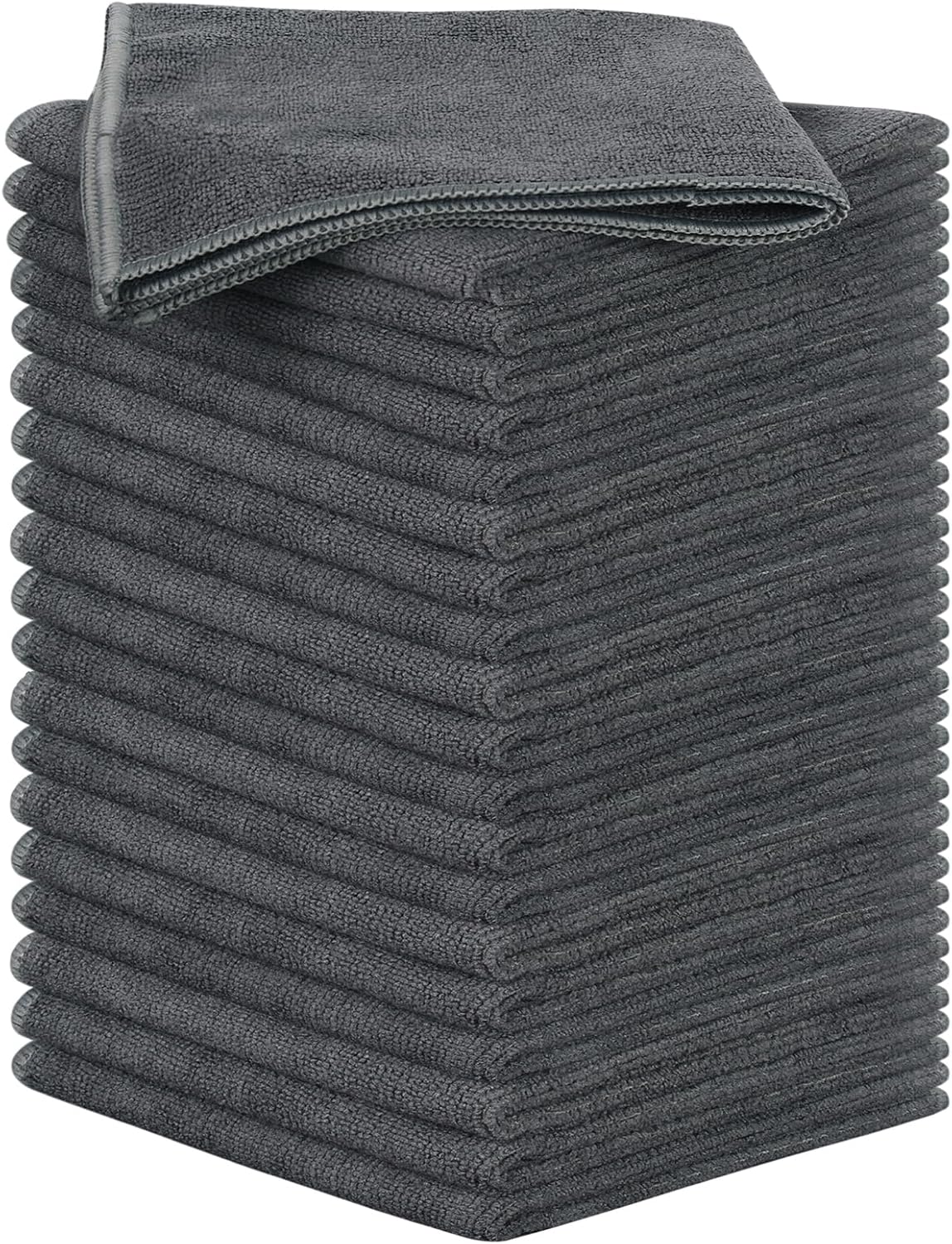 12inchx12inch 20 Pack SINLAND Microfiber Rag Absorbent Cleaning Cloth Kitchen Dish Cloth Quick Dry Streak Free Dish