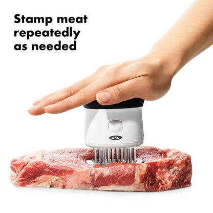 OXO Good Grips Easy-Clean Bladed Meat Tenderizer, White