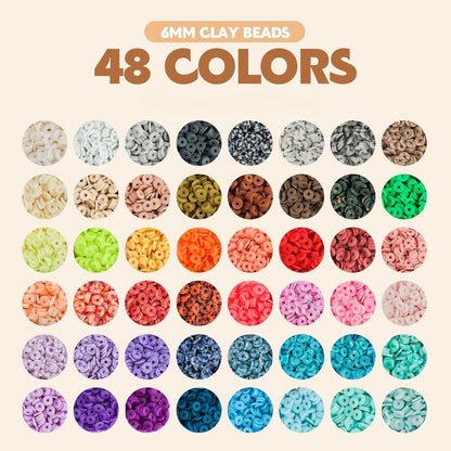 Z ZACHÉ Clay Beads Bracelet Making Kit for Women DIY Friendship Jewelry Kit with Letter Beads Charms Arts Crafts Kit Gift for Women