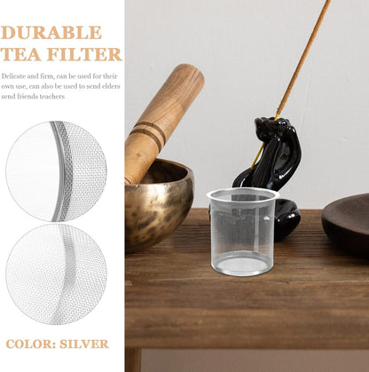 Kichvoe Stainless Steel Tea Strainer, Tea Kettle, and Mug Filter for Brewing Tea