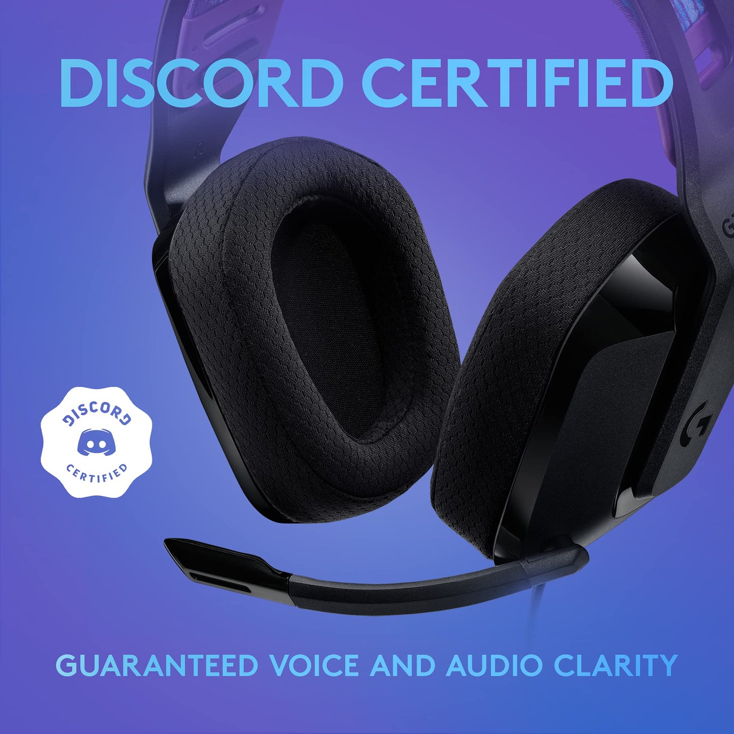 Logitech G335 Wired Gaming Headset, with Flip to Mute Microphone, 3.5mm Audio Jack, Memory Foam Earpads, Lightweight, Compatible with PC, PlayStation, Xbox, Nintendo Switch/Switch 2 - Black