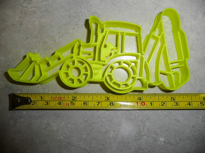 BACKHOE DIGGER Cookie Cutter - Excavating Construction Equipment Vehicle, Made in USA PR3231