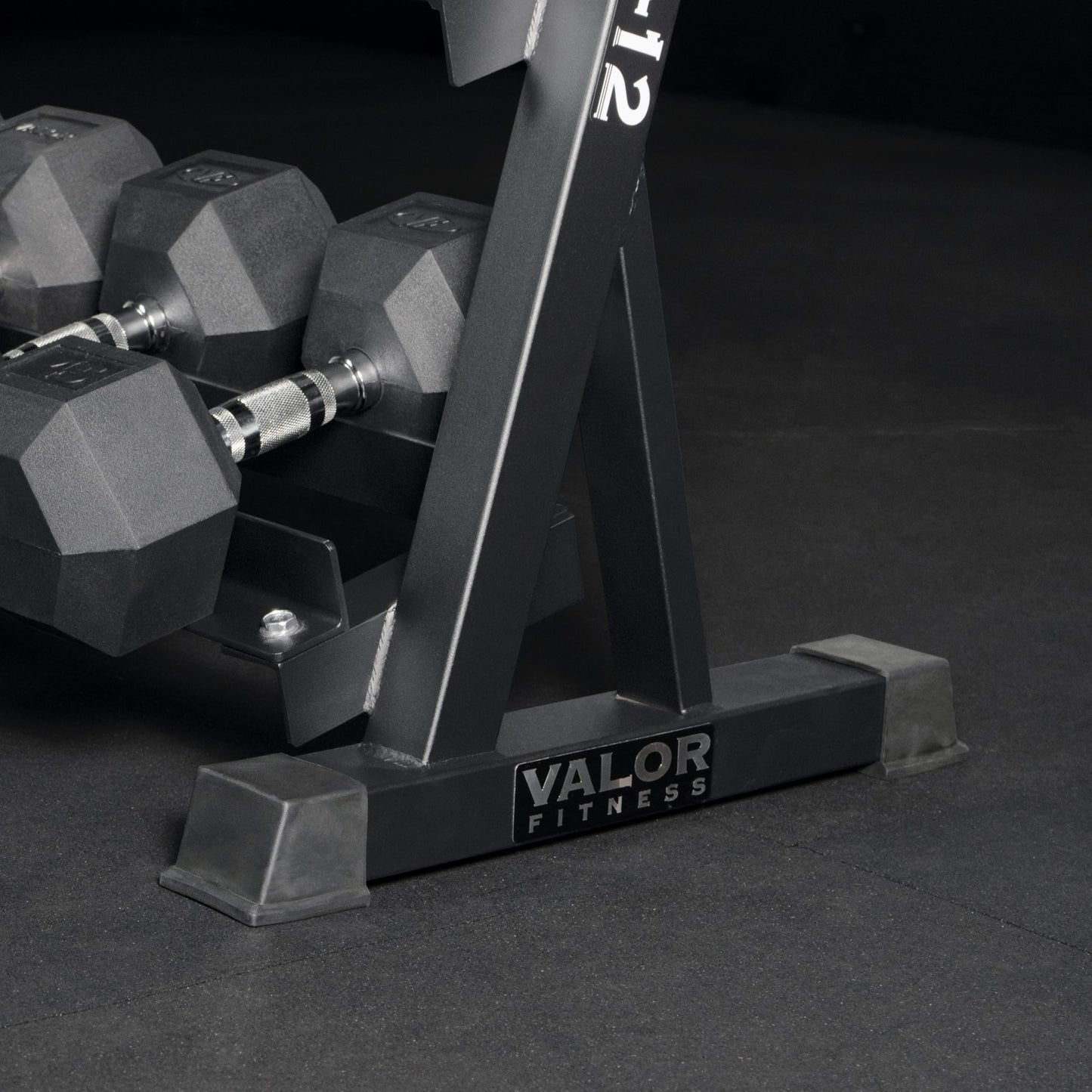 Valor Fitness 3-Tier Dumbbell Rack - Adjustable Weight Organizer Rack for Home Gym Dumbbell Storage Sports Equipment Organizer