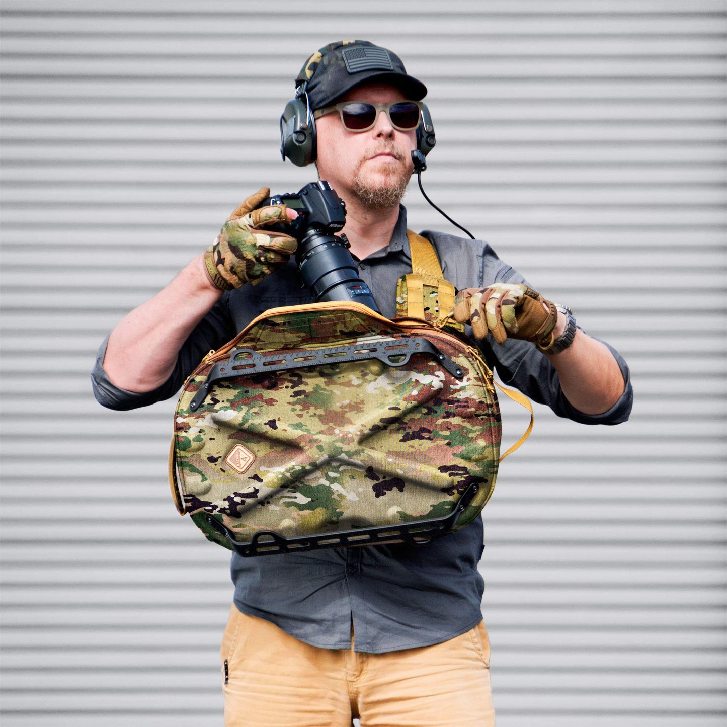 HAZARD 4 Blastwall - Optics/CCW Sling Pack, Hard Shell Camera Bag, Tactical Molle Backpack (29.5 L) - Black