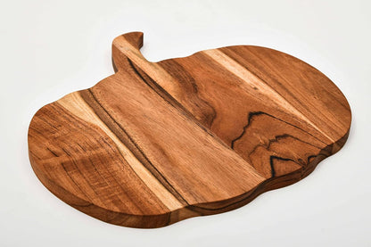 Pumpkin Bamboo Serving & Cutting Board, The Nightmare Before X-MAS Gift, 12''L x 13''W, Brown (WL-CB-016)