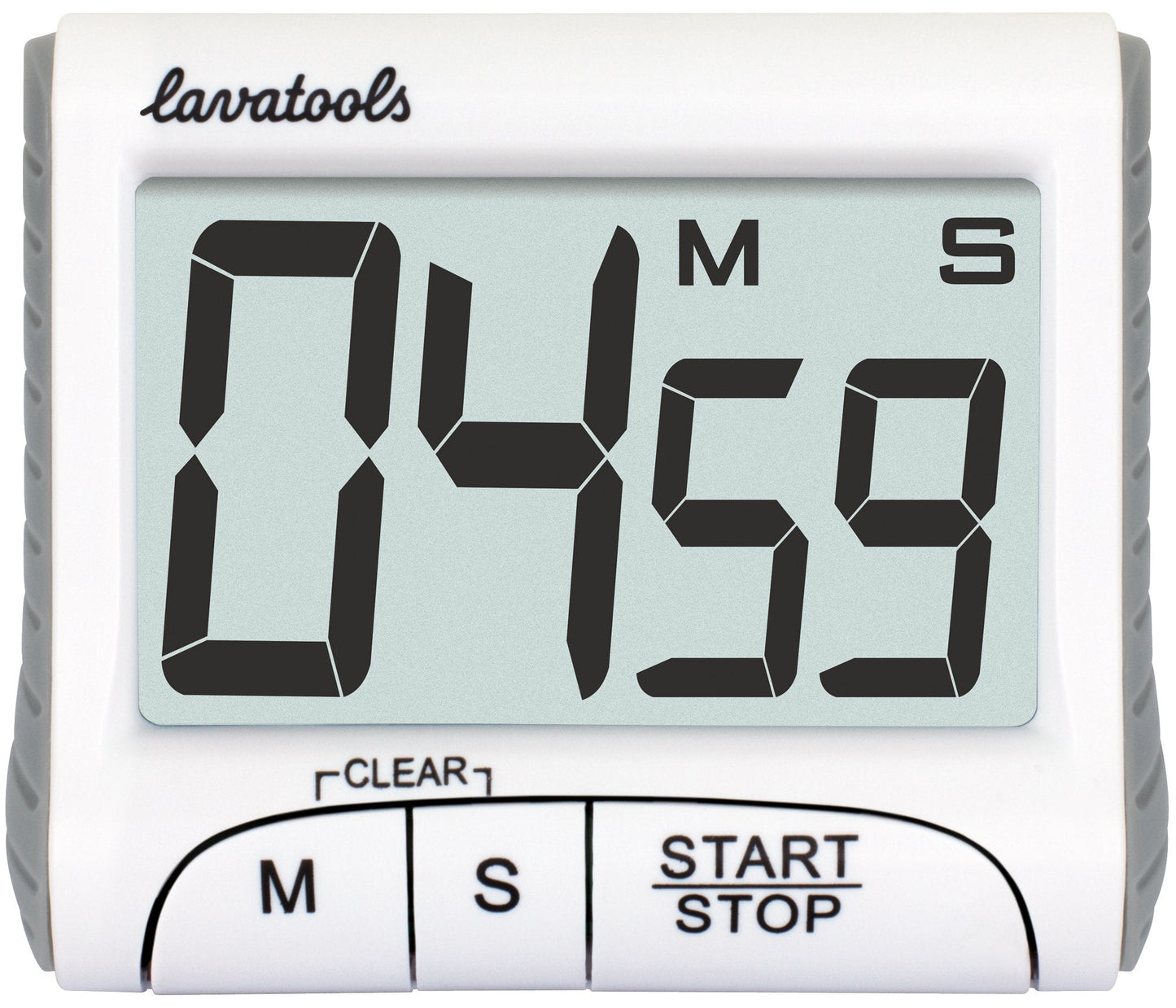 Lavatools KT1 Digital Kitchen Timer & Stopwatch, Large Display, Bold Digits, Simple Operation, Loud Alarm, Magnetic Kickstand for Cooking and Classroom