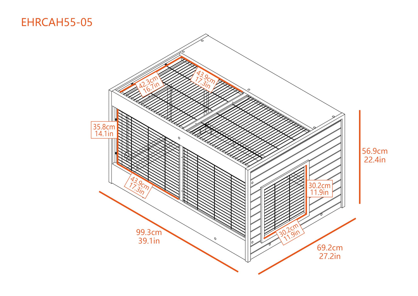 New Age Pet ECOFLEX Small Animal Cozy Critter Connect A Hutch, Modular & Durable Habitat