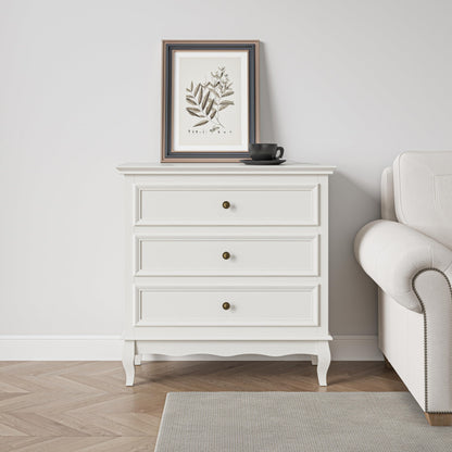FansaFurn White Buffet Sideboard Set of 2, Wooden Sideboard Cabinet Organizer for Living Room, Hallway