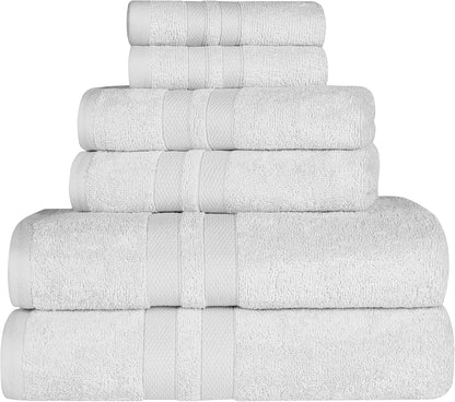 Set, 2 2 2 6 Set, BNM Ultra-Soft Cotton Towel Bath Towels, Hand Towels, Face Towels/Washcloths, Quick-Dry, Shower, Spa