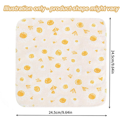 25Pcs of Multi-Color Reusable Washable Single-Layer Toilet Paper Rolls, Durable Rollable Cleaning Cloths for Daily Use and Home Cleaning