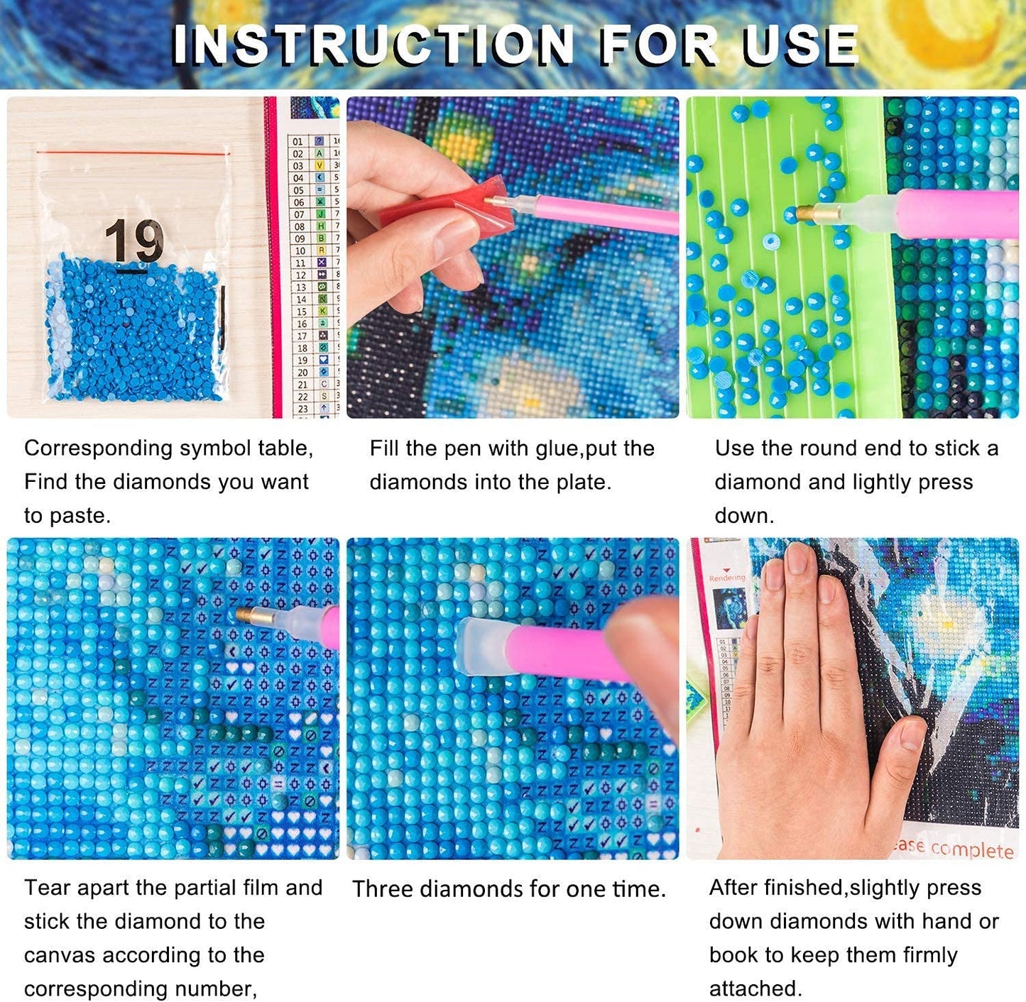 5D DIY Diamond Painting Kits for Adults, Large Size Full Drill Diamond Arts Rhinestone Pasted, DIY Painting Diamond Dot Arts Crafts for Home Wall Decor Gift (Day and Night Tree)