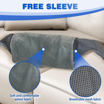 Joyset Shiatsu Neck and Back Massager with Heat,Electric Shoulder Massager for Pain Relief Deep Tissue,3D Kneading Massage with Cloth Cover Easy to Clean Best Gift for Men Women Parents
