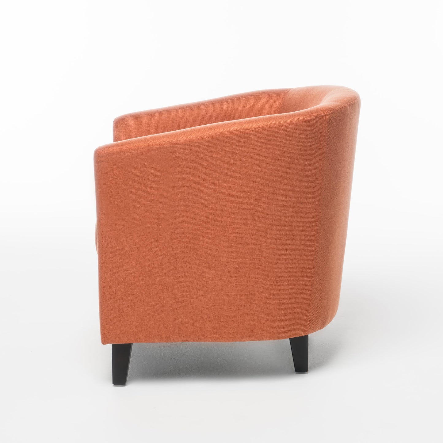 Christopher Knight Home Club Chair Accent Armchair for Living Room Bedroom and Office 30 Inch Deep Modern Lounge Seating, Orange