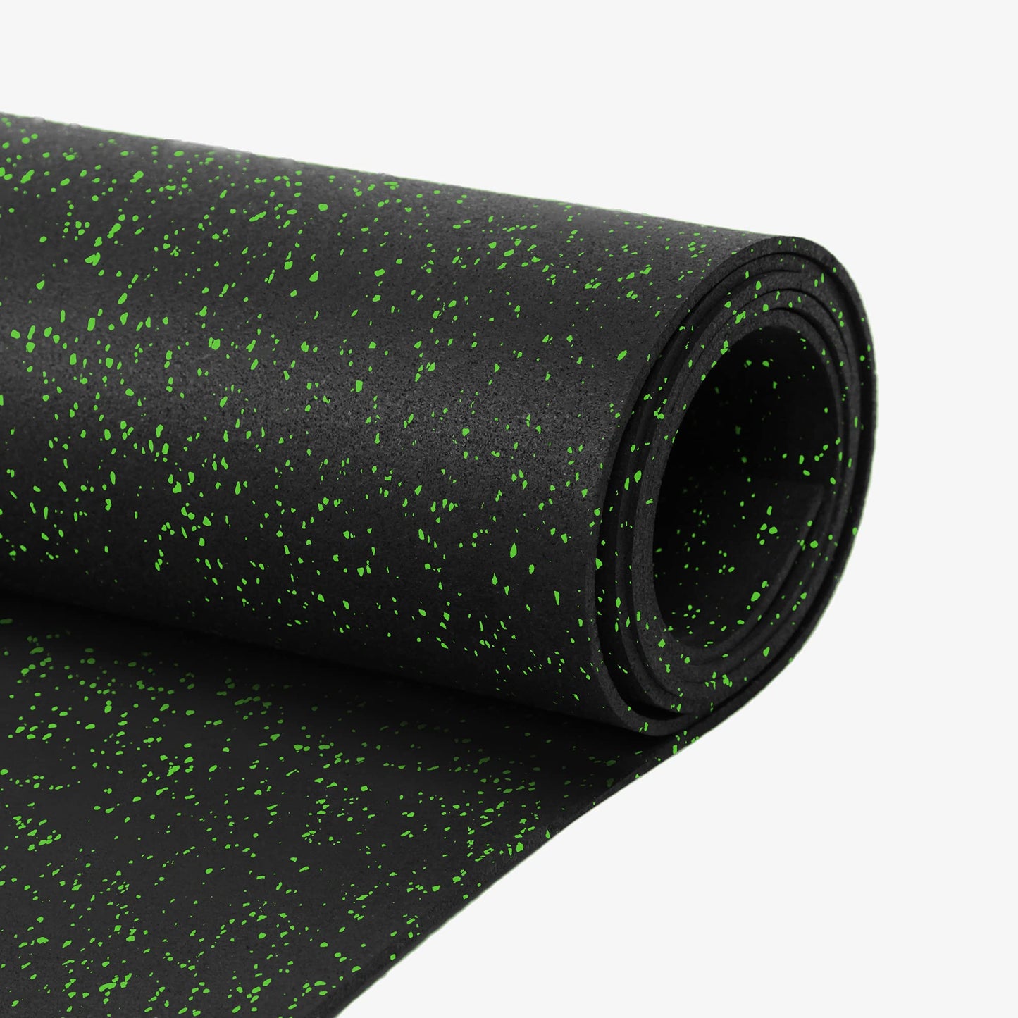 Flooring Inc 1/4" Tough Rubber Flooring Roll | Flexible Recycled Rubber Gym Floor Mats for Home Gym | Heavy Duty Rubber Mat for Home Gyms, Sheds, Horse Stall Mat or Trailer | 5-4’x10’ | Green