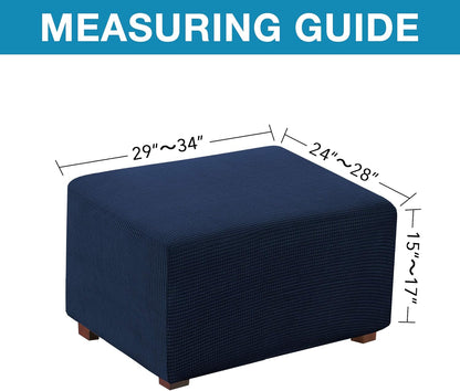 Flamingo P Ottoman Slipcovers Stretch Rectangle Folding Storage Covers Removable Footstool Protect Footrest Covers