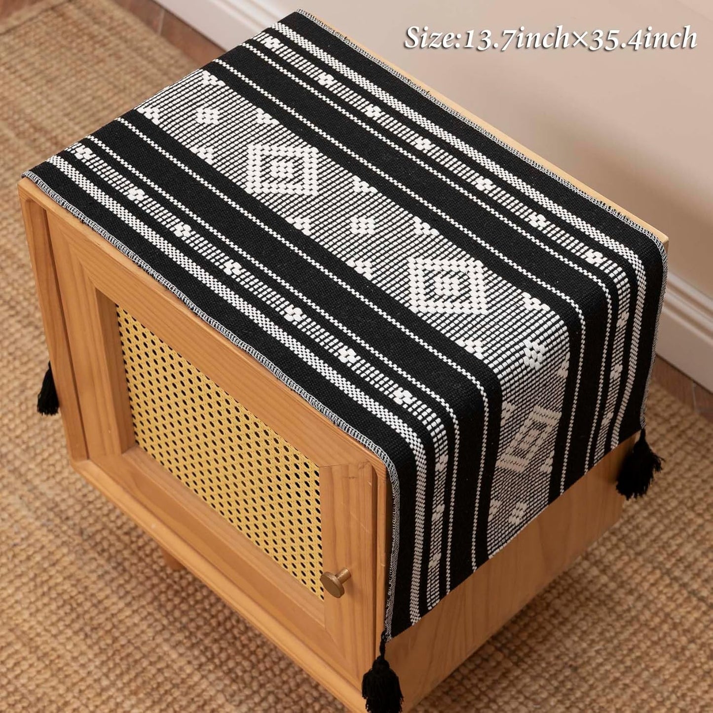 1435 Inch Nightstand Cover Bedside Table Cloth Rectangle for Bed Side End Tables Protector, Washable