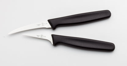 Mercer Culinary Thai Fruit Carving Knife Set, 2 Inch & 2.5 Inch, Black Handles