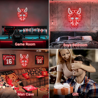 Kavaas Gamer Neon Sign, Game Controller LED Sign for Gaming Room Decor - Game Neon Sign for Teen Boy Room Decor - Best Gamer Gifts for Boys, Kids