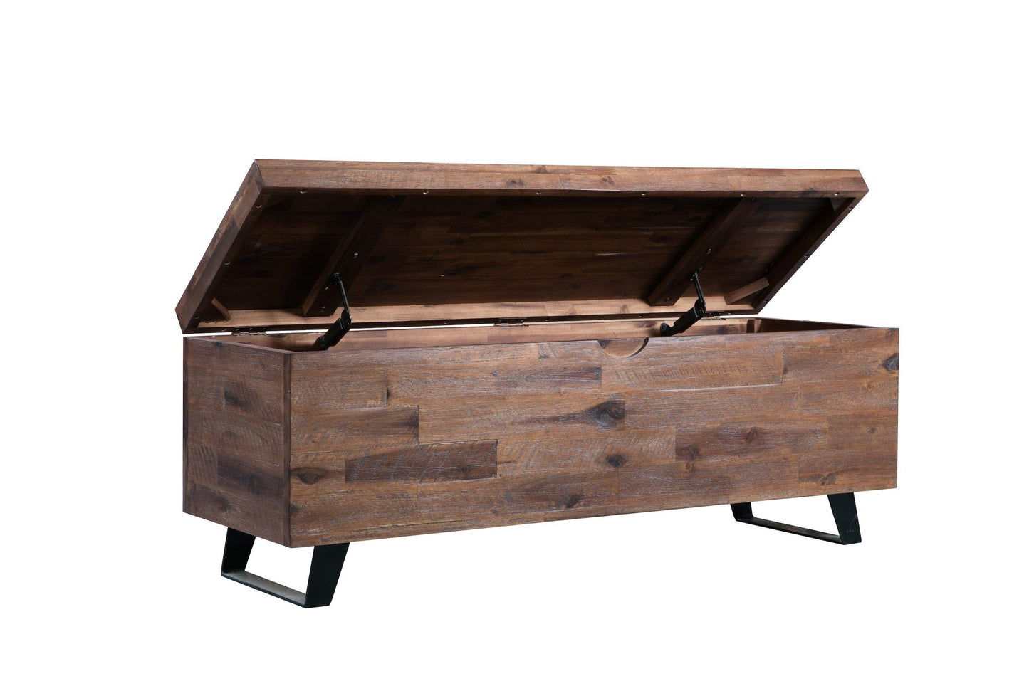 Belmont Home Westcliffe 46" Acacia Wood Storage Trunk, Brown