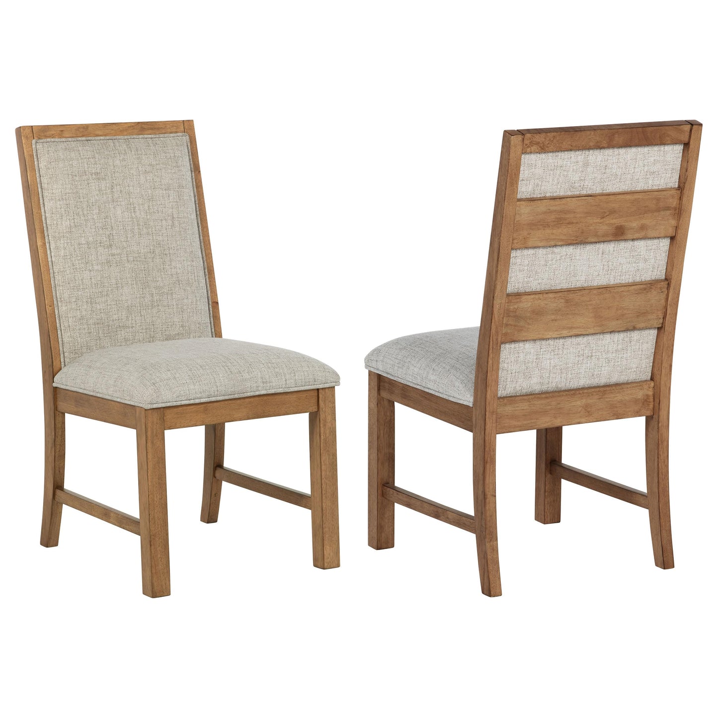 Coaster Home Furnishings Bruner Upholstered Dining Side Chair Brown 109102 (Set of 2)
