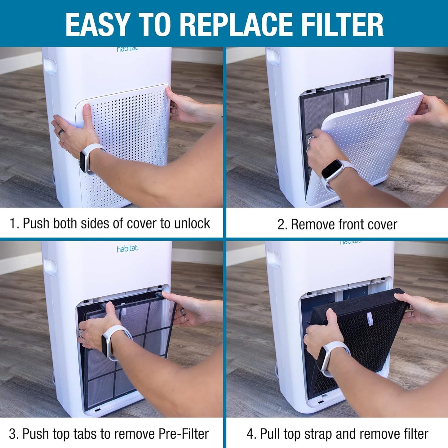 Habitat 280a(e) Air Purifier Replacement Mesh Pre-Filter, Pack of 1
