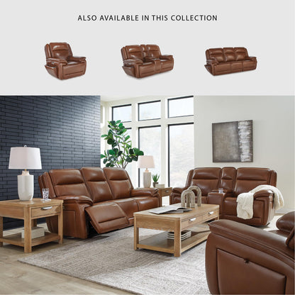 Signature Design by Ashley Healy Pier Power Recliner, Brown