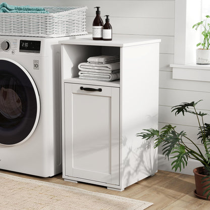 Laundry Cabinet,with 1 Removable Liner Bags