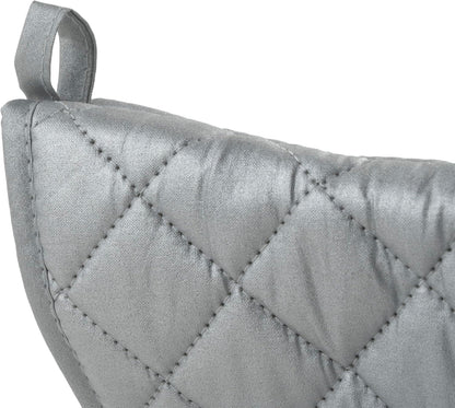 Winco Silicone Oven Mitt, 17-Inch, Silver